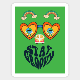 Stay Groovy Sticker